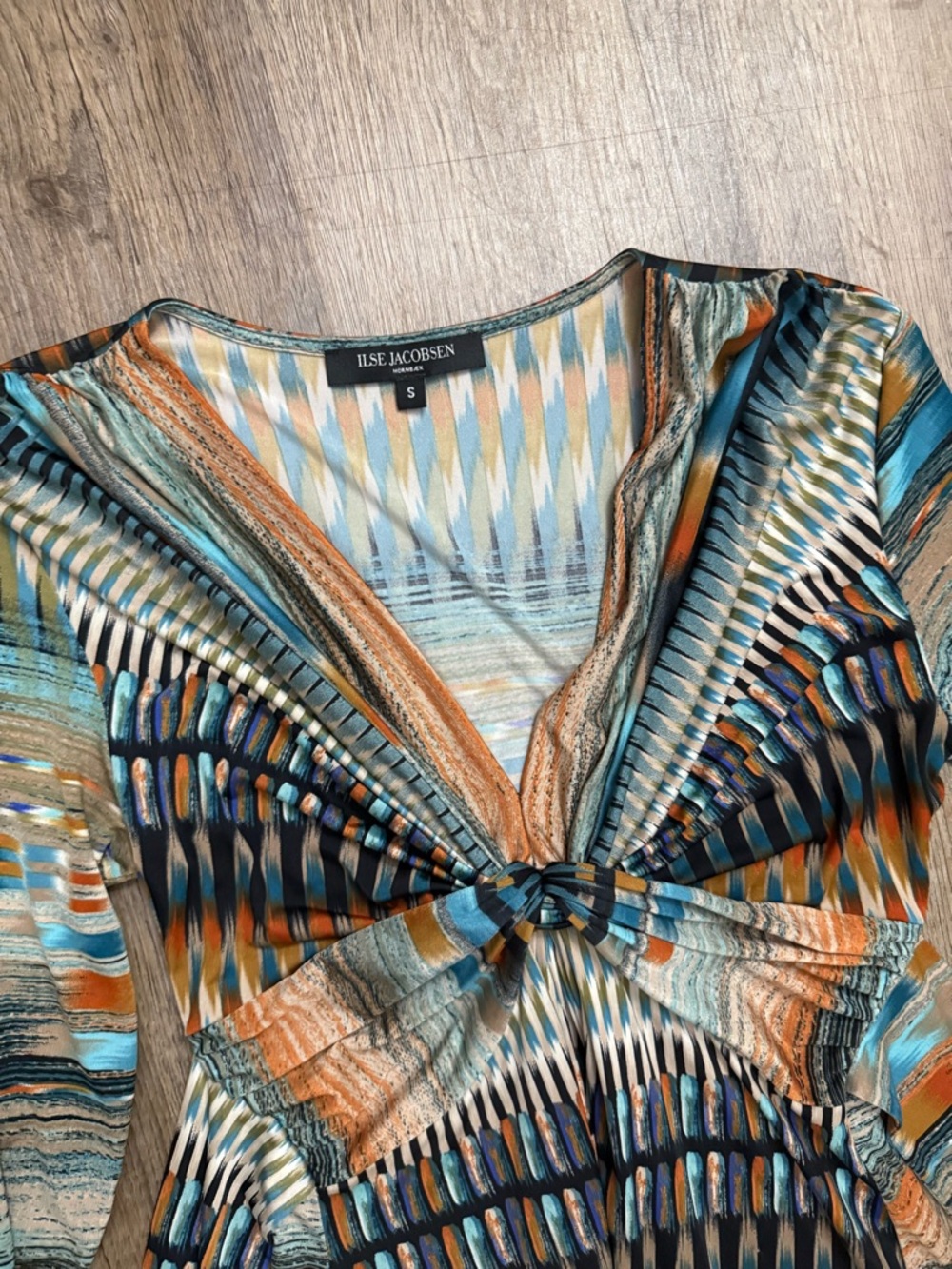 Ilse Jacobsen • Y2K Jersey Geometric Print Dress - Picture 5 of 15